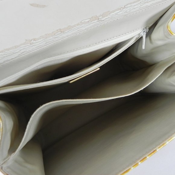 Vintage Faux Snakeskin Purse | RO-EL Canada Handbag | 1970s Fashion - Picture 7 of 10